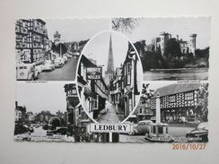 Postcard Ledbury Multiview Herefordshire RP My Ref B165 - Herefordshire