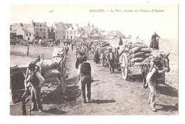 CPA 29 - ROSCOFF - LE PORT , ARRIVEE DES VOITURES D' OIGNONS Unused Old Postcard - Roscoff