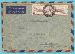 LP 9 Op Brief Met Stempel BRUXELLES Naar BUENOS AIRES (Argentine) - 1935-1949 Kleines Staatssiegel