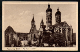 7565 - Alte Ansichtskarte - Naumburg Dom - Parts - Gel Feldpost 2. WK 1943 - Naumburg (Saale)