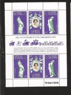 B)1953 GILBERT ISLANDS, BIRD, QUEEN, UNICORN SCOTLAND, GREAT FRIGATE BIRD,  ELIZABETH II CORONATION ANNIVERSARY, SOUVENI - Sonstige - Ozeanien