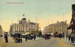 Piccadilly Circus - London - Old Cars - National Series - Carte N° S.V. 556 Non Circulée - Piccadilly Circus