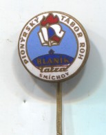 ROH, Blanik, Smichov, Tatra - Pioneer Camp, Czech R. Vintage Pin, Badge, Abzeichen, Enamel - Associations