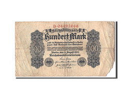 Billet, Allemagne, 100 Mark, 1922, 1922-08-04, KM:75, AB - 100 Mark