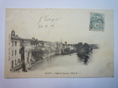 MURET  :  Bord De La  GARONNE  1906   - Muret