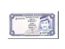 Billet, BRUNEI, 1 Ringgit, 1983, Undated, KM:6c, NEUF - Brunei