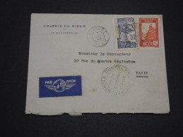 FRANCE / NIGER - Enveloppe De Niamey Pour Paris En 1940 Avec Contrôle , Affranchissement Plaisant  - A Voir - L 4922 - Brieven En Documenten