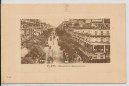 CPA Montmartre Paris  écrite Boulevard Montmartre Studio Photo Reutlinger - Distrito: 09