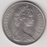 @Y@    Fiji    20 Cents  1969   BU Coin    (3384 ) - Figi