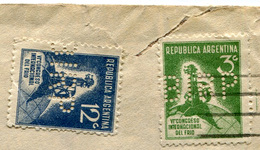 STORIA POSTALE PERFIN BIRP BANCO DE ITALIA Y RIO DE LA PLATA BUENOS AIRES ARGENTINA BANCA D'ITALIA ANNO 1932 - Lettres & Documents