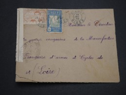 FRANCE / NIGER -Enveloppe De Niamey Pour St Etienne En 1942 Contrôle Postal, Affranchissement Plaisant - A Voir - L 4953 - Brieven En Documenten