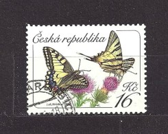 Czech Republic Tschechische Republik 2016 ⊙ Mi 881 Schmetterlinge, Butterflies. Yellow Swallowtail Papilio C5 - Usados