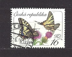 Czech Republic Tschechische Republik 2016 ⊙ Mi 881 Schmetterlinge, Butterflies. Yellow Swallowtail Papilio C6 - Usados