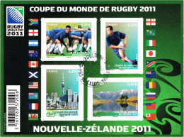 France BF F 4576 Coupe Du Monde De Rugby - Oblitéré 11/07/2011 - 1er Jour Vente Générale - Used