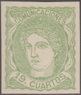 FAC-61 ESPAÑA SPAIN. SEGUI OLD FACSIMILE REPRODUCTION. 1870 19 1/4. - Ensayos & Reimpresiones