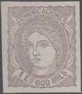 FAC-62 ESPAÑA SPAIN. SEGUI OLD FACSIMILE REPRODUCTION. 1870 1e.600ml. - Essais & Réimpressions