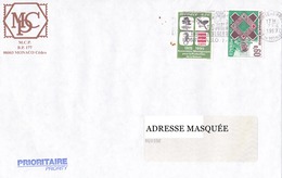 Lettre Prioritaire Voyagée De Monte Carlo Pour La Suisse Le 07/04/1999 Tp De Monaco Superbe Exc 2493 - Lettres & Documents