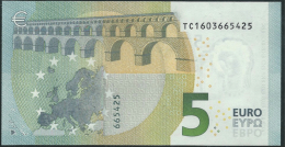 T IRELAND  5 EURO TC T001 J5  DRAGHI  UNC - 5 Euro