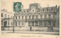 Carte Postale Bourg En Bresse  Oblitération Ambulant  Bourg à Mouchard  Juillet 1908 - Mechanical Postmarks (Other)