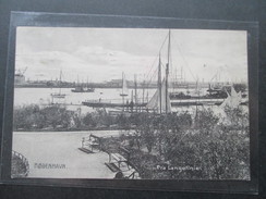 AK Dänemark 1909 Kobenhavn / Kopenhagen Fra Langeline. Segelschiffe. Stenders Forlag Eneberettiget 2261 - Dänemark