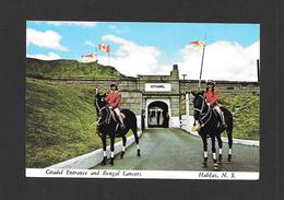 HALIFAX - NOVA SCOTIA - CITADEL ENTRANCE HISTORIC FORT AND BENGAL LANCERS - BY LEWIS & NUGENT - Halifax