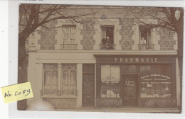 ST AMAND - LONGPRE : Devanture De La  Pharmacie DUPIN - Superbe Carte Photo - Commerce - Saint Amand Longpre