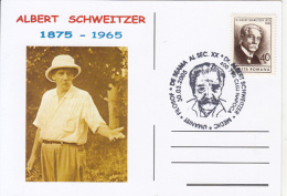 51299- ALBERT SCHWEITZER, DOCTOR, SPECIAL POSTCARD, 2005, ROMANIA - Albert Schweitzer