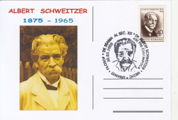 51300- ALBERT SCHWEITZER, DOCTOR, SPECIAL POSTCARD, 2005, ROMANIA - Albert Schweitzer