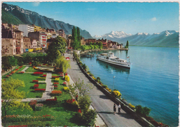 SUISSE,SWITZERLAND,SWISS, HELVETIA,SCHWEIZ,SVIZZERA ,VAUD,MONTREUX,avec Timbre 1968 - Montreux