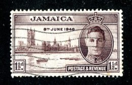 3038 W -theczar- 1946  SG.141  (o)  Offers Welcome! - Jamaica (...-1961)