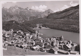 SUISSE,HELVETIA,SWISS,SCH WEIZ,SVIZZERA,SWITZERLAND ,GRISONS,SAINT  MORITZ,CARTE PHOTO MAX WAGNER,VUE AERIENNE - St. Moritz