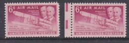 USA 1949 Wright Brothers 2x1v ** Mnh (33138B) - 2b. 1941-1960 Ungebraucht