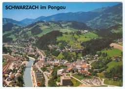 AK Salzburg 5620 Schwarzach Im Pongau Luftbild Luftfoto Luftaufnahme Salzach I. Vue Aérienne Generale Aerial View Image - St. Johann Im Pongau