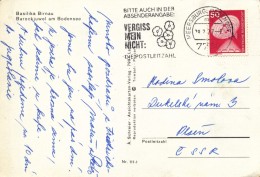 K9921 - BRD (1977) Meersburg, Bodensee 1: Please Also In The Sender's Specification; Forget My Not: The Postal Code - Codice Postale