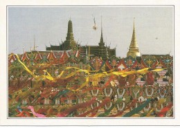 T12 Thailand - Bangkok - Wat Phra Keo - Cartolina Con Legenda Descrittiva - Edizioni De Agostini / Non Viaggiata - Asie