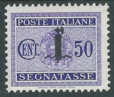 1944 RSI SEGNATASSE FASCETTO 50 CENT MH * - CZ37 - Segnatasse