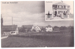 Gruss Aus NIEDERHASLI: Dorfquartier, Poststelle ~1910 - Dorf