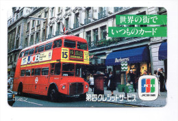 ROYAUME UNI LONDRES BURBERRYS Télécarte Japon - Sonstige & Ohne Zuordnung