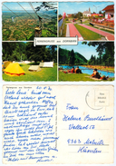 AK Vorarlberg 6850 Dornbirn Freibad Schwimmbad Seilbahn Laufbahn Leichtathletik Sport Zelte Ferien 1970 Vellach Metnitz - Dornbirn