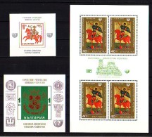 BULGARIA \ BULGARIE - 1969 - Anne Complet - Bl** - Yvert - Bl 25,26,27 - Années Complètes