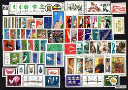 BULGARIA \ BULGARIE - 1968 - Annee Complete** - Mi 1779/1856 + Bl  21 / 24 + 1 Bl.souv. - Años Completos