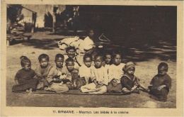 BIRMANIE - MYANMAR - MAYMYO - Les Bébés à La Crèche - - Myanmar (Burma)