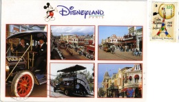 DISNEYLAND Paris  Main Street  USA  Nice Stamp Tour Eiffel - Disneyland