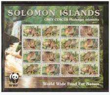 (WWF-377) W.W.F. Solomon Islands Skink MNH Sheetlet 2005 - Ongebruikt