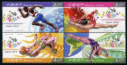 MACAU 2016 - Sports, J.O. Rio 2016 - 4 Val Neufs // Mnh - Unused Stamps