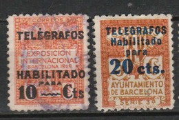 1932.- Edifil Nº 1,2 - Barcelona