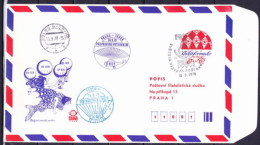 Tchécoslovaquie 1978, Envelope COB 56 A), Obliteré L´adresse Pofis Praha, Cachet Bechyně - Buste