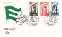 Luxemburg, FDC Met Nr 514/516 (07688) - 1956