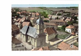 Cpsm - 90 - EN AVION AU-DESSUS DE…CHATENOIS LES FORGES - L'EGLISE - 1965 - Maison MULLER - Châtenois-les-Forges