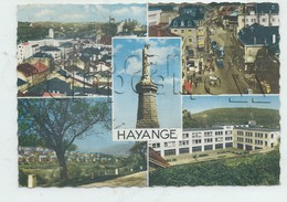 Hayange (57)  : 5 Vues Aériennes Générales Dont La Rue Principale Et Le Groupe Scolaire En 1963 (animé) GF. - Hayange